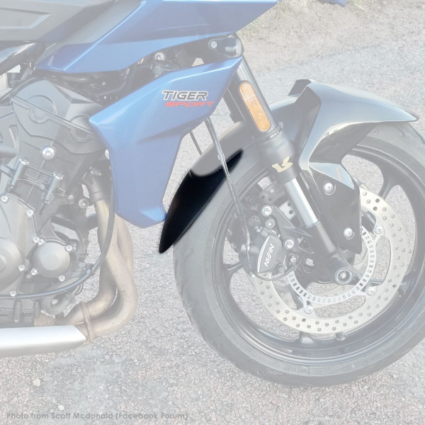 Pyramid Plastics Pyramid extenda fenda | matte black | triumph tiger sport 660 2022>current